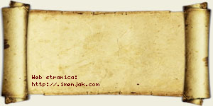 Tamara Atanacković vizit kartica